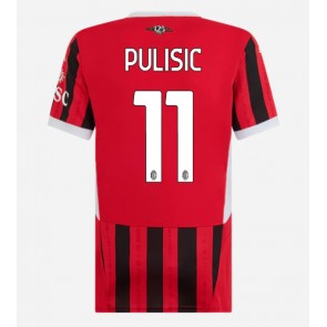 AC Milan Christian Pulisic #11 Domaci Dres za Ženska 2024-25 Kratak Rukavima